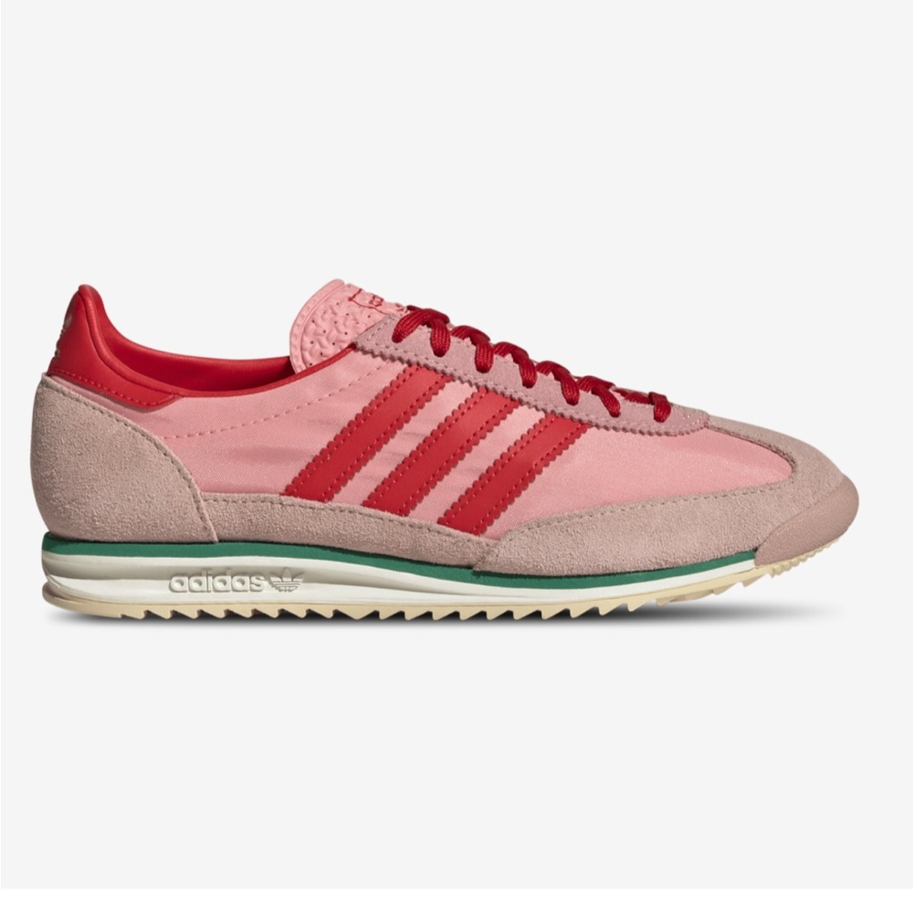 Adidas Women's Pink and Red Sneakers